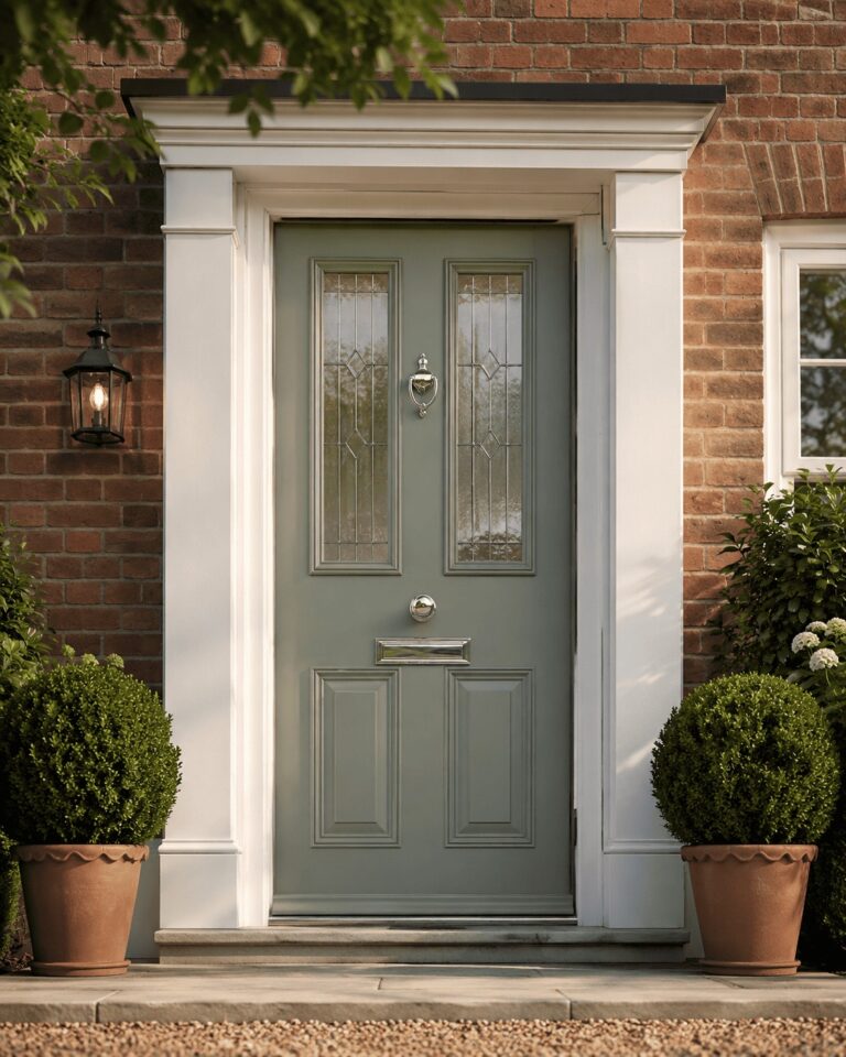 Traditional composite front door for Essex home